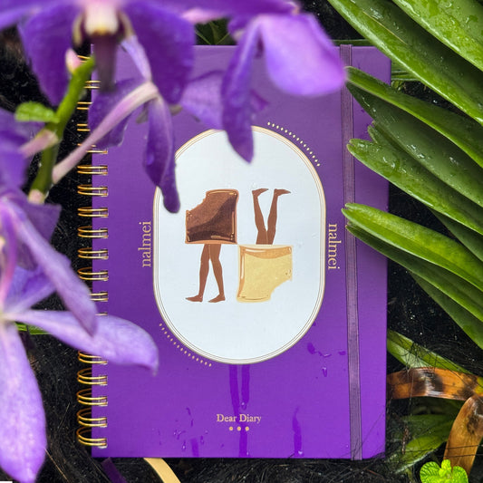 Quotes Journal Purple in Singapore Orchid Garden | Nalmei
