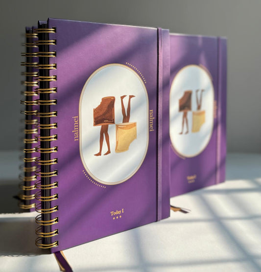 Purple Activity Journal in the sun | Nalmei