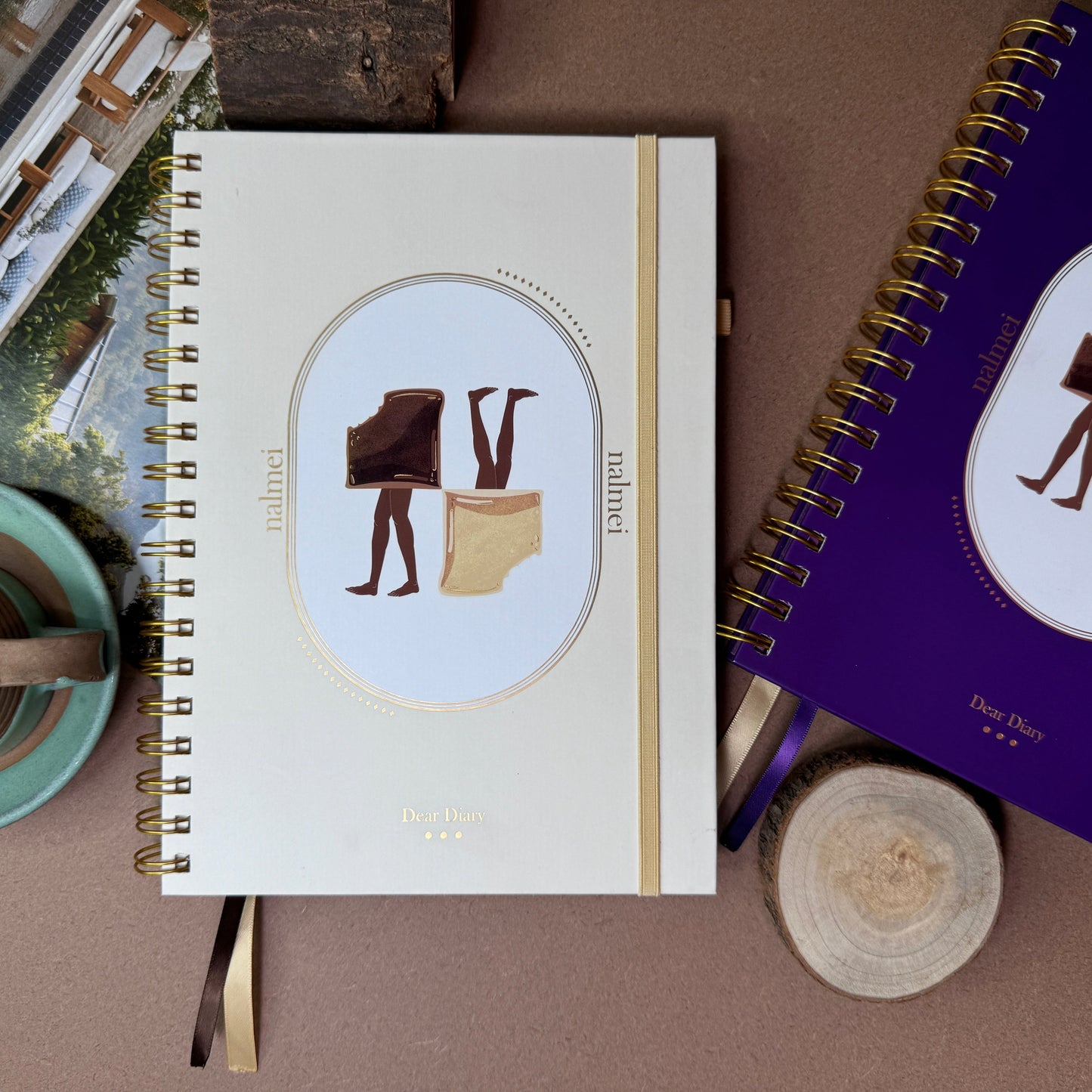 Dear Diary - Undated Quotes Journal - Beige