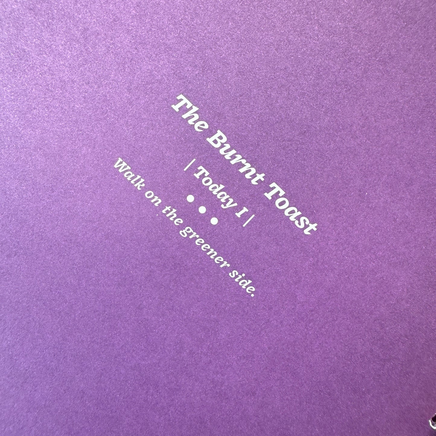 Purple Activity Journal (Undated, B5 Plain)