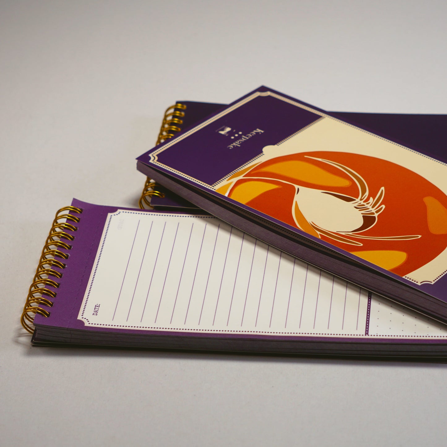 A set of 3 Purple Tear Away Notepads | Nalmei