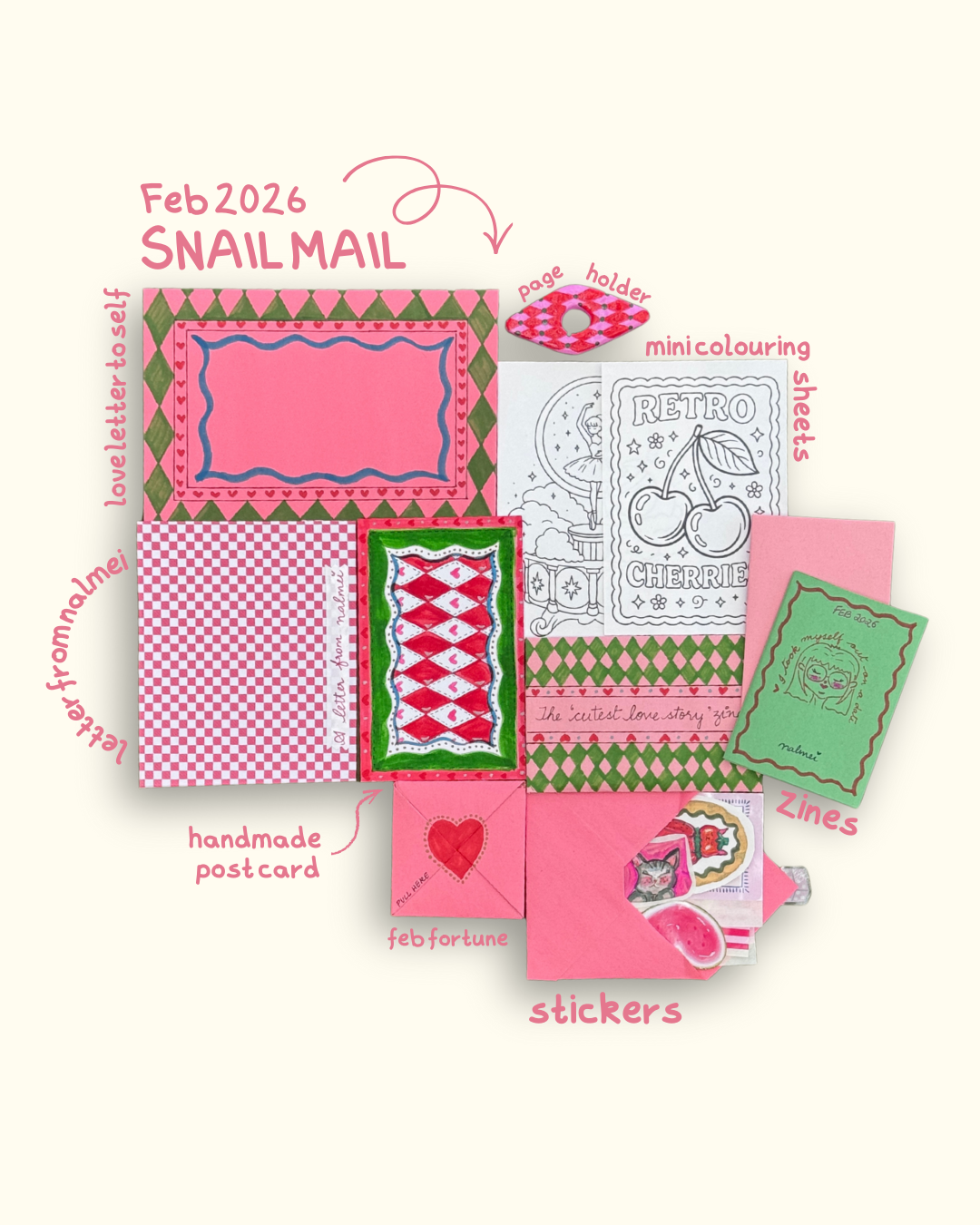 Snail Mail - Monthly stationery subscription (June onwards)