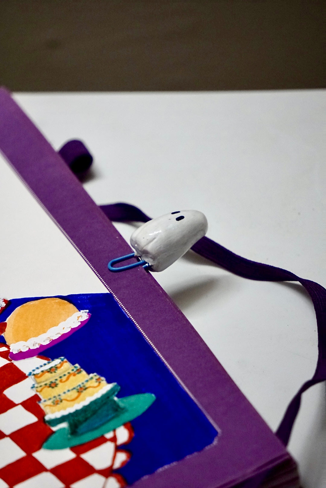Paperclip Bookmarks| Set of 3 (Croissant, Pumpkin and Ghost)
