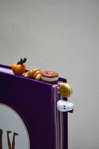 Paperclip Bookmarks| Set of 3 (Croissant, Pumpkin and Ghost)