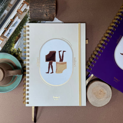 Beige Activity Journal (Undated, B5 Plain)