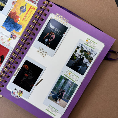 Purple Activity Journal (Undated, B5 Plain)