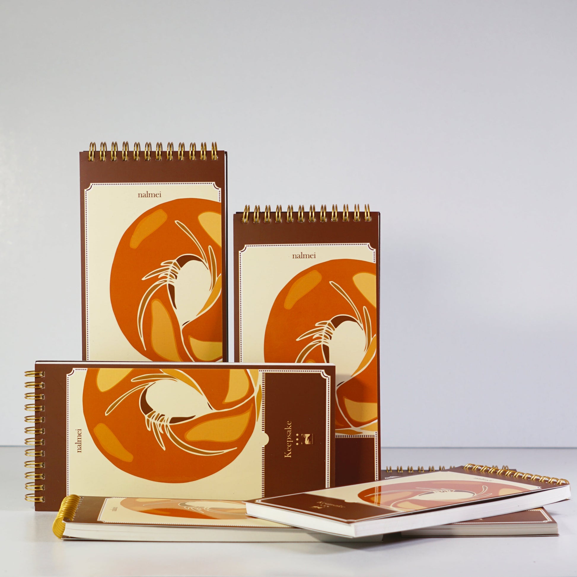 A group of 6 Brown tear away notepads | Nalmei