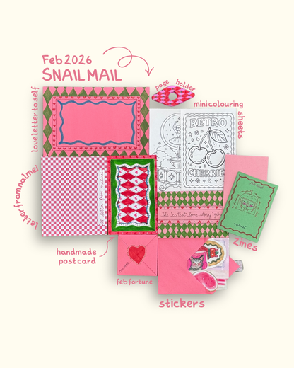 Snail Mail - Monthly stationery subscription (June onwards)