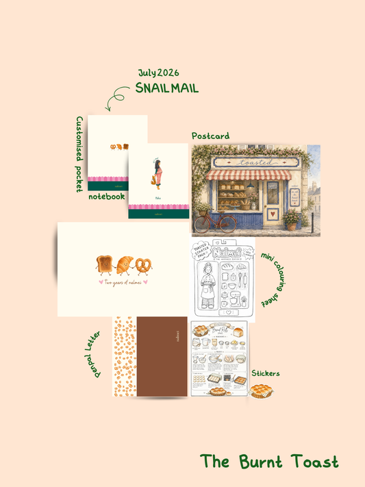 Snail Mail - Monthly stationery subscription (July onwards)