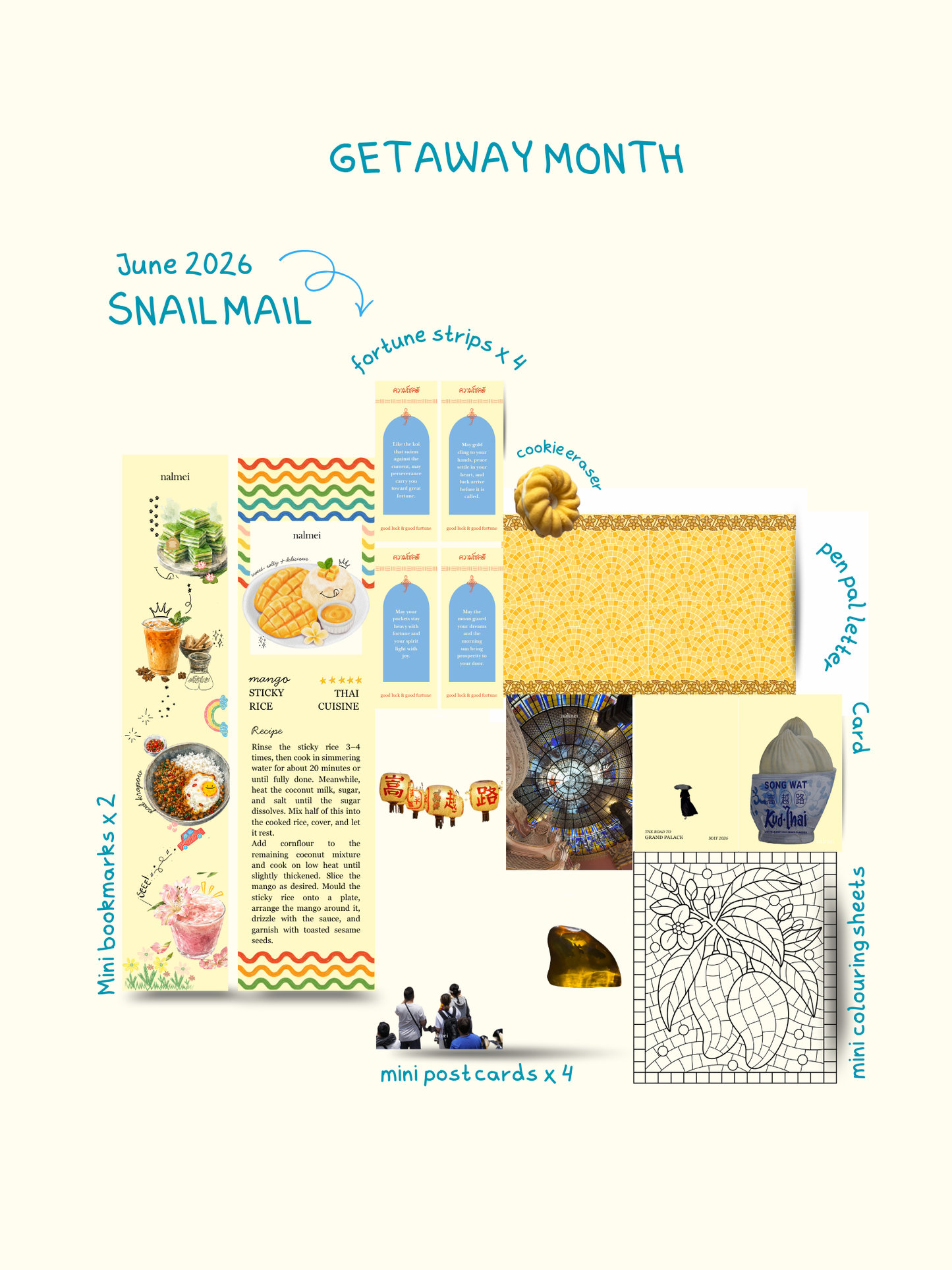 Snail Mail - Monthly stationery subscription (June onwards)