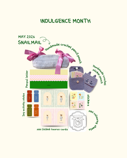 Snail Mail - Monthly stationery subscription (June onwards)