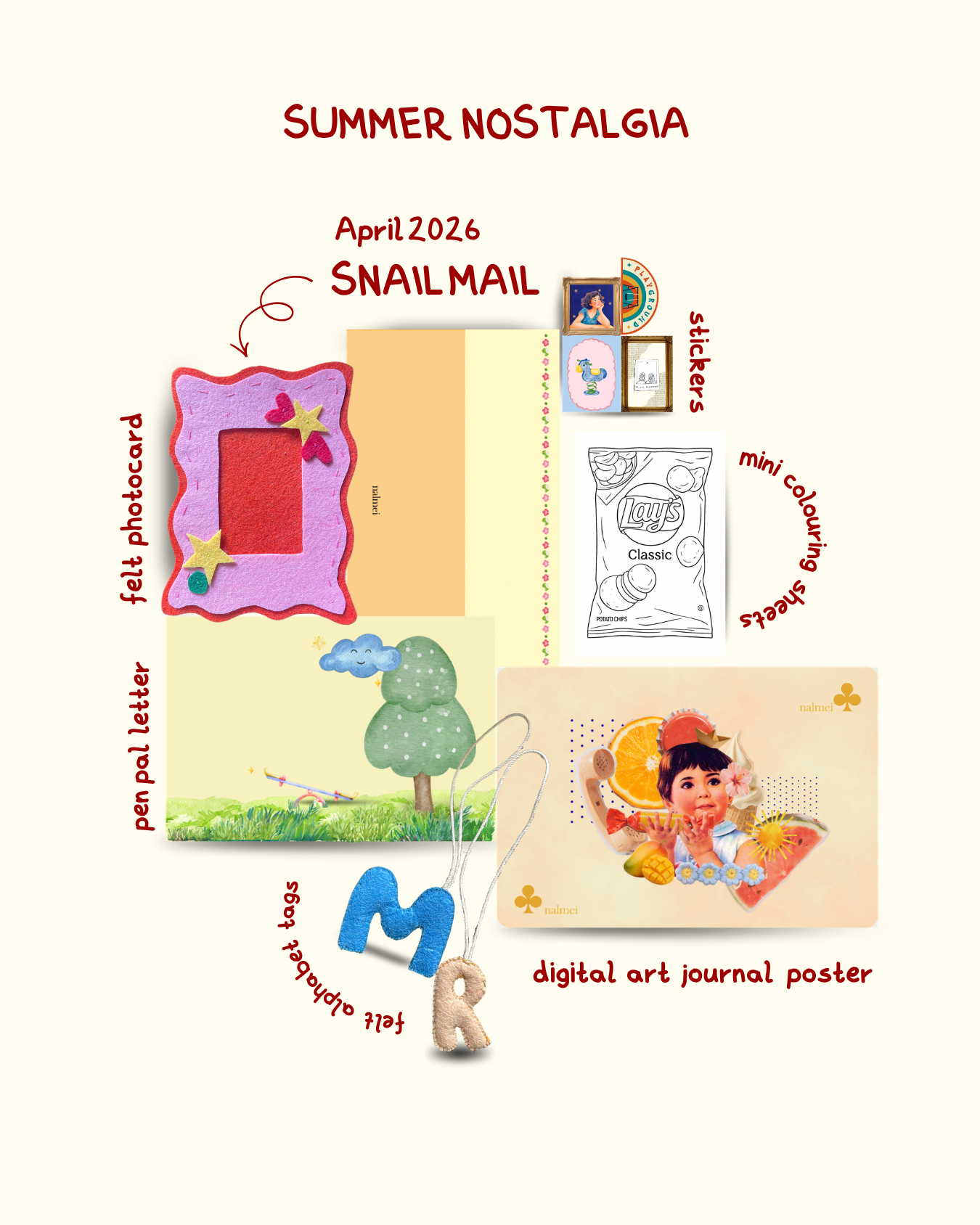 Snail Mail - Monthly stationery subscription (June onwards)