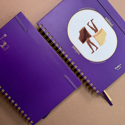 Purple Activity Journal (Undated, B5 Plain)